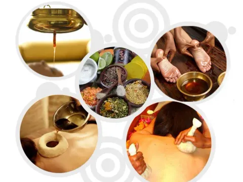 Panchakarma therapy room at Pranav Ayur Hospitals