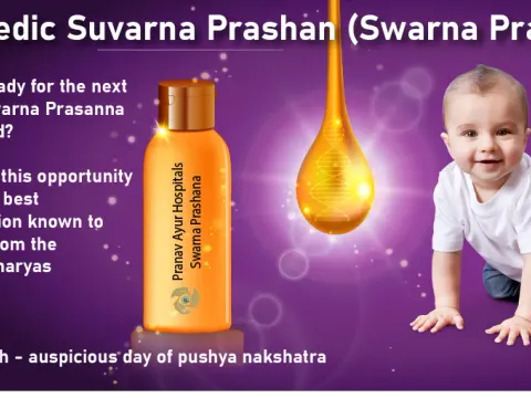 Swarna Prashana session day at Pranav Ayur Hospitals